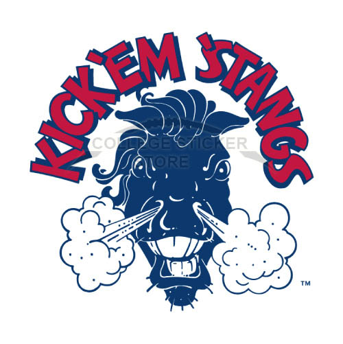 Homemade Southern Methodist Mustangs Iron-on Transfers (Wall Stickers)NO.6290